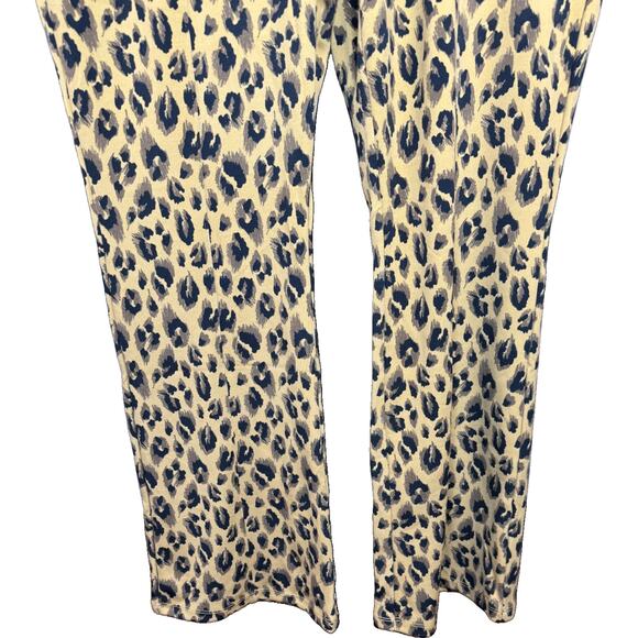 IMAN Plus Size 1X Leopard Print Stretch Pants Polyester Spandex Blend NWT - Picture 6 of 10